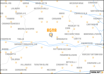 map of Agna