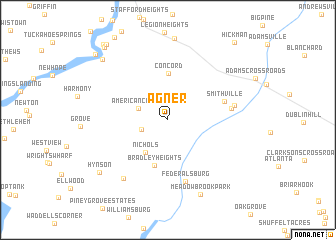 map of Agner