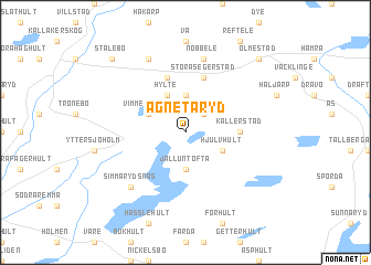 map of Agnetaryd