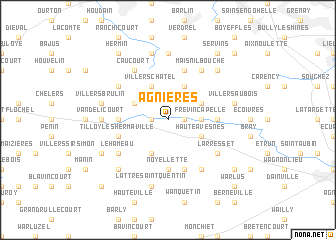 map of Agnières