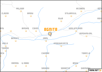 map of Agnita