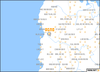 map of Agno