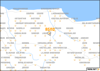 map of Agnó