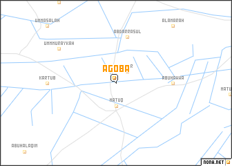 map of Agoba