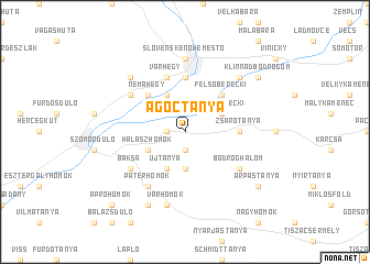 map of Ágóctanya