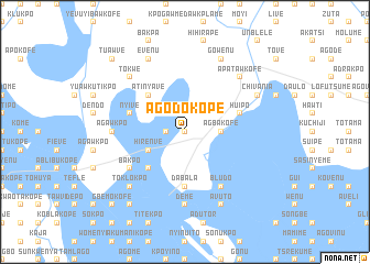 map of Agodokope