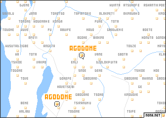 map of Agodome