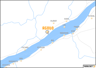 map of Agodo
