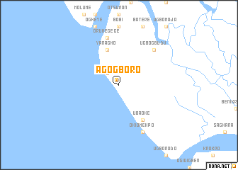 map of Agogboro