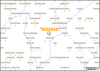 map of Agogoso