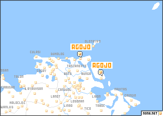 map of Agojo