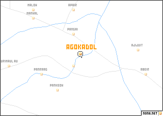 map of Agokadol