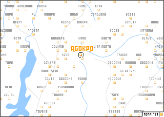 map of Agokpo