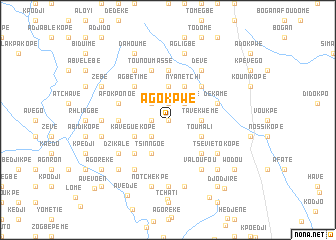 map of Agokpwé