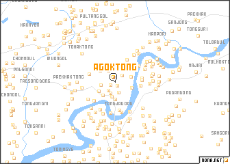 map of Agok-tong