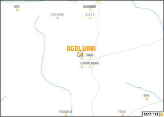 map of Agoluabi