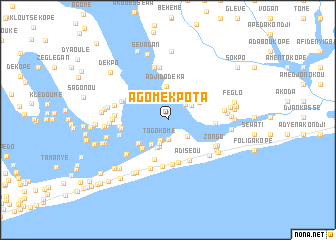 map of Agomékpota