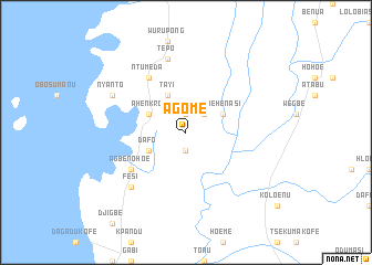 map of Agome