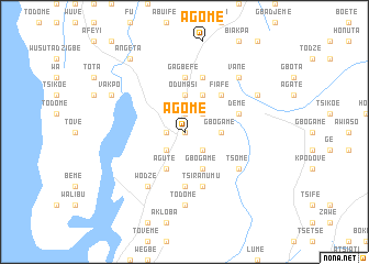 map of Agome