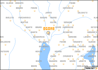 map of Agome