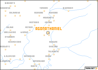 map of Ago Nathaniel