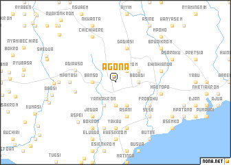 map of Agona