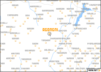 map of Agong-ni