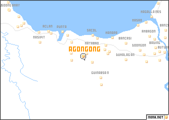 map of Agong-ong