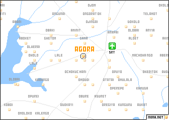 map of Agora