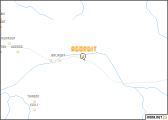 map of Agor Dit