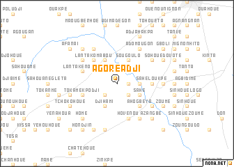 map of Agoréadji