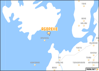 map of Agoreke