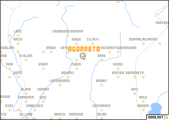 map of Agorreta