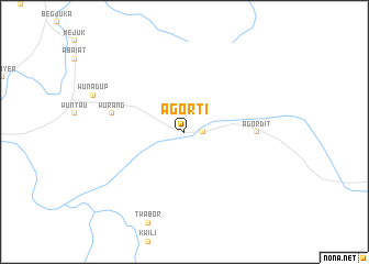 map of Agor Ti