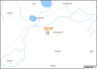 map of Agor