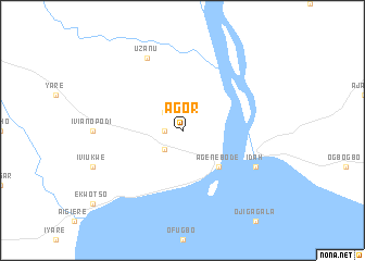 map of Agor
