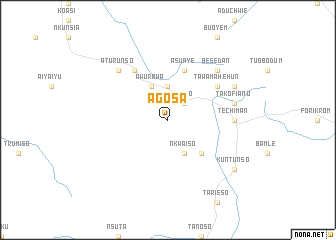 map of Agosa