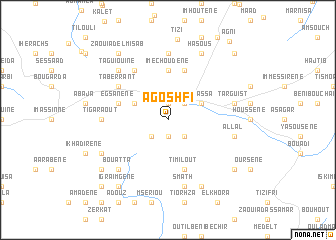 map of Agoshfi