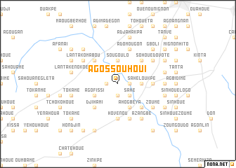 map of Agossouhoui