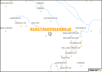 map of Agostadero de Abajo