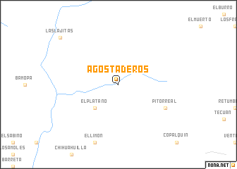 map of Agostaderos