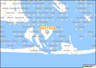 map of Agotaga