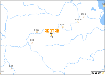 map of Agotami