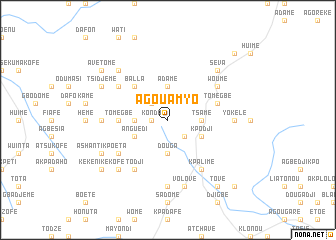 map of Agouam Yo