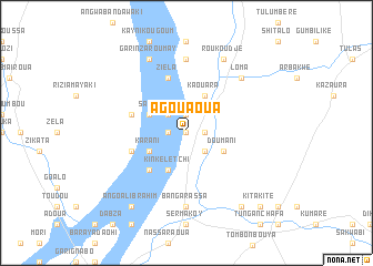 map of Agouaoua