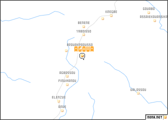 map of Agoua