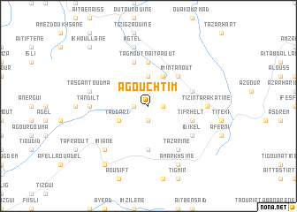 map of Agouchtim