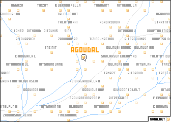 map of Agoudal