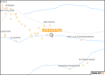 map of Agouddini