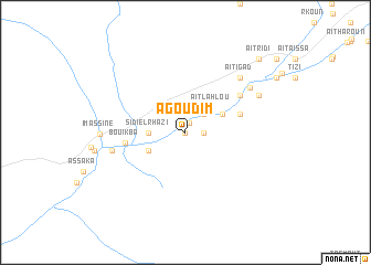 map of Agoudim